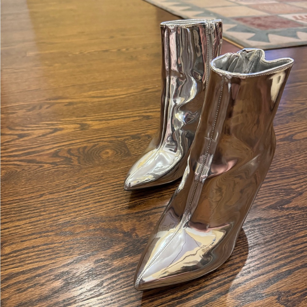 A New Day Silver Boots